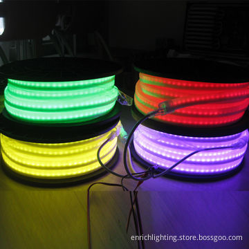 Mini LED Neon Rope Lights with 80 Pieces LED/m, Measures 10 x 23mm, IP65 IP Rate, CE CertificateNew